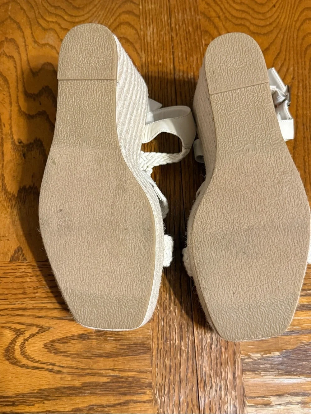 Torrid Macrame Cream Braided Espadrille Wedge Sandals Sz 11 WW
